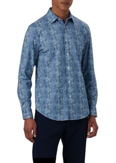 Bugatchi James OoohCotton Abstract Pattern Button-Up Shirt