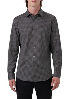 Bugatchi James OoohCotton Geometric Print Button-Up Shirt