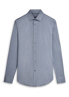 Bugatchi James OoohCotton Mandala Print Button-Up Shirt