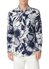 Bugatchi Julian Shaped Fit Floral Print Button-Up Shirt