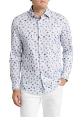 Bugatchi OoohCotton Print Button-Up Shirt