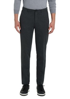 Bugatchi Stretch Knit Cotton Blend Pants in Anthracite at Nordstrom