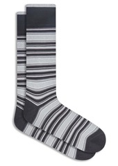 Bugatchi Stripe Dress Socks