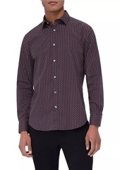 Bugatchi Julian Geometric Button-Front Shirt