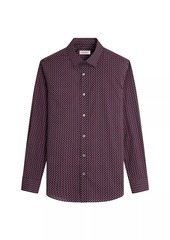 Bugatchi Julian Geometric Button-Front Shirt