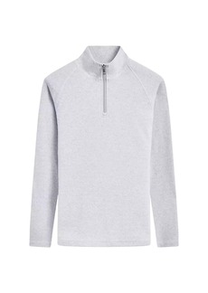 Bugatchi Knit Quarter-Zip Cotton-Blend Sweater