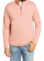 Men's Bugatchi Cotton Half Zip Pullover