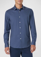 Bugatchi Men's James Ooohcotton Sport Shirt