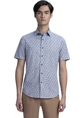 Bugatchi Miles Short Sleeve Shirt in Floral Print Ooohcotton