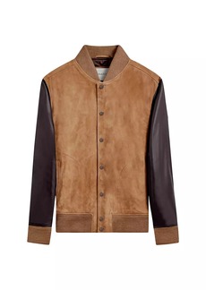 Bugatchi Two-Tone Suede Jacket