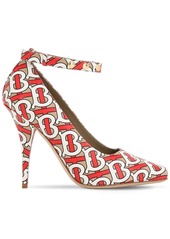 Burberry 105mm Wiltkin Printed Leather Pumps