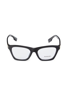 Burberry 52MM Rectangle Optical Glasses
