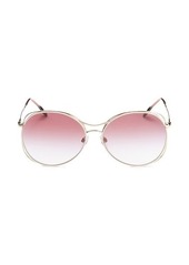 Burberry 60MM Round Sunglasses