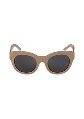 Burberry 63MM Round Sunglasses