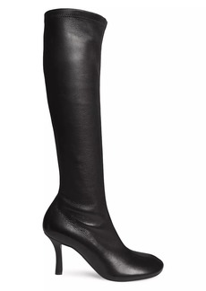 Burberry 85MM Leather Knee-High Boots