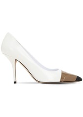 Burberry 90mm Annalise Leather Pumps