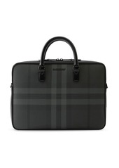 Burberry Ainsworth checke briefcase