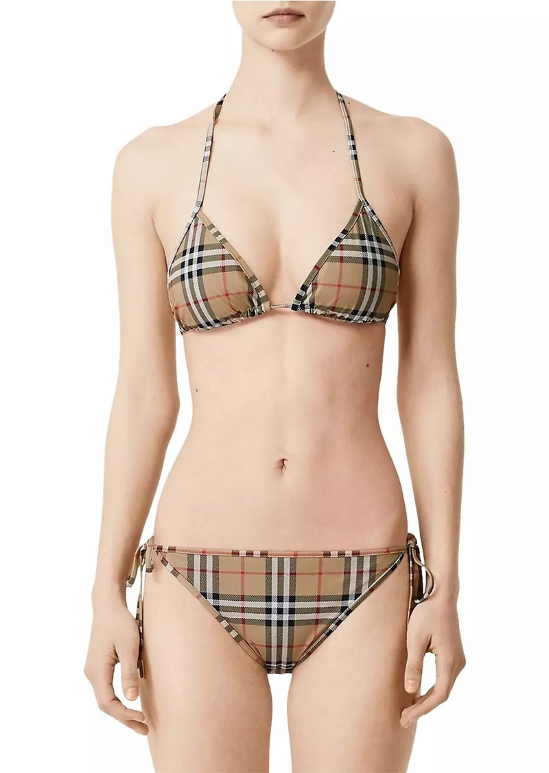 Burberry Archive Check Bikini Set