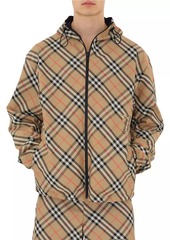 Burberry Archive Check Reversible Zip-Up Hooded Jacket