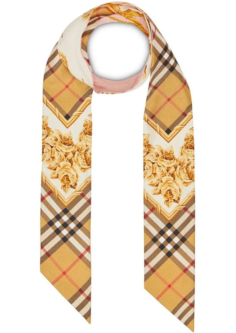 Burberry Archive Scarf Print Silk Skinny Scarf | Misc Accessories