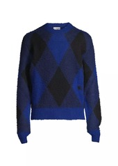 Burberry Argyle Check EKD Wool Sweater