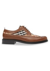 Burberry Arndale Leather & Vintage Check Brogues
