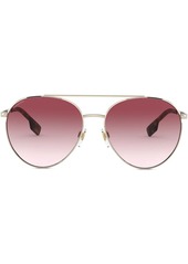 Burberry aviator-frame sunglasses