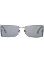 Burberry ‘B’ Lens Detail Rectangular Frame Sunglasses