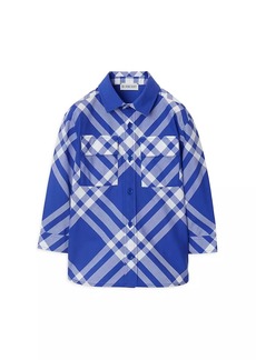 Burberry Baby Boy's & Little Boy's Angelo Check Button-Front Shirt