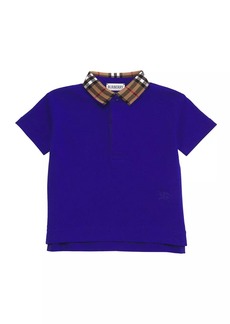 Burberry Baby Boy's & Little Boy's ​Check Collar Polo Shirt