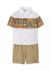 Burberry Baby Boy's & Little Boy's Devon Button-Front Shirt