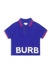 Burberry Baby Boy's & Little Boy's Logo Stripe-Trim Polo