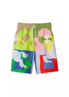 Burberry Baby Boy's, Little Boy's & Boy's Malcolm Printed Swim Shorts