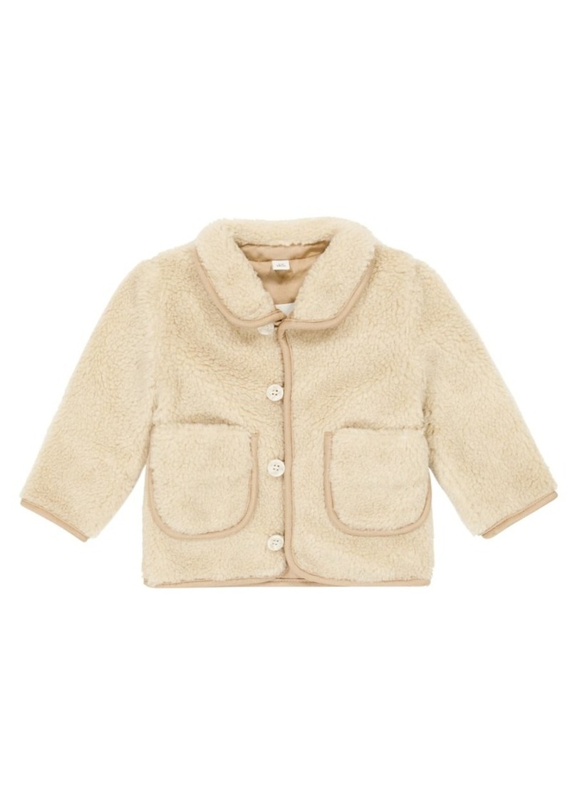 Burberry Kids Baby faux shearling jacket