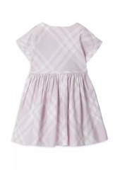 Burberry Baby Girl's & Little Girl's Check Cotton Short-Sleeve Dress