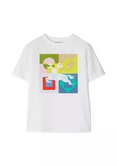 Burberry Baby Gir's, Little Girl's & Girl's Equestrian Colorblock Graphic T-Shirt