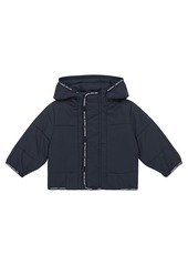 Burberry Kids Baby quilted hooded jacket