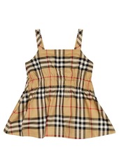 Burberry Kids Baby Vintage Check cotton-blend dress