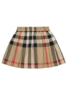 Burberry Kids Baby Vintage Check cotton-blend skirt