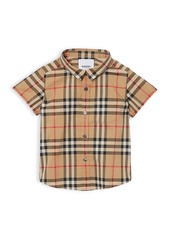 Burberry Baby's & Little Boy's Fredrick Vintage Check Cotton Shirt
