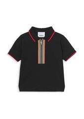 Burberry Baby's & Little Boy's Mini Samuel Zip Polo T-Shirt