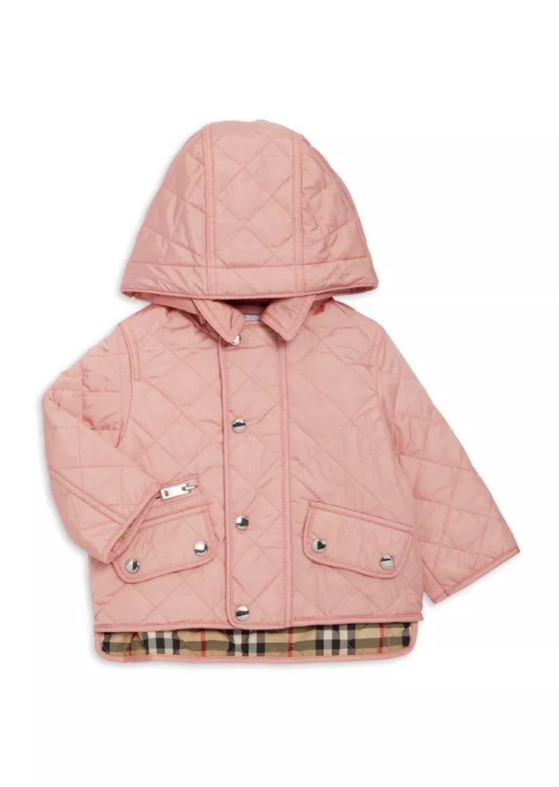 burberry baby girl quilted jacket