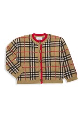 Burberry Baby's & Little Girl's Mini Edie Archive Plaid Sweater