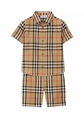 Burberry Baby's & Little Kid's Check Shorts