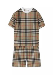 Burberry Baby's, Little Kid's & Kid's Malcolm Mesh Check Shorts