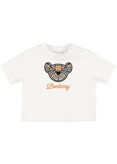Burberry Bear Print Cotton Jersey T-shirt