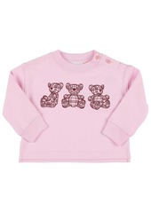 Burberry Bear Print Cotton Sweatshirt