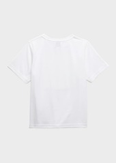 Burberry Boy's Cedar Check-Print Teddy Graphic T-Shirt, Size 3-14