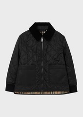 Burberry Boy's Otis Quilted Jacket, Size 3-14