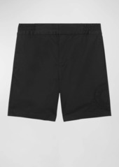 Burberry Boy's Romeo Embroidered Logo Chino Shorts, Size 3-14